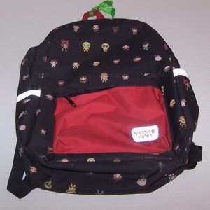 STRANGER THINGS BLACK LOUNGEFLY DITSY PRINT BACKPACK